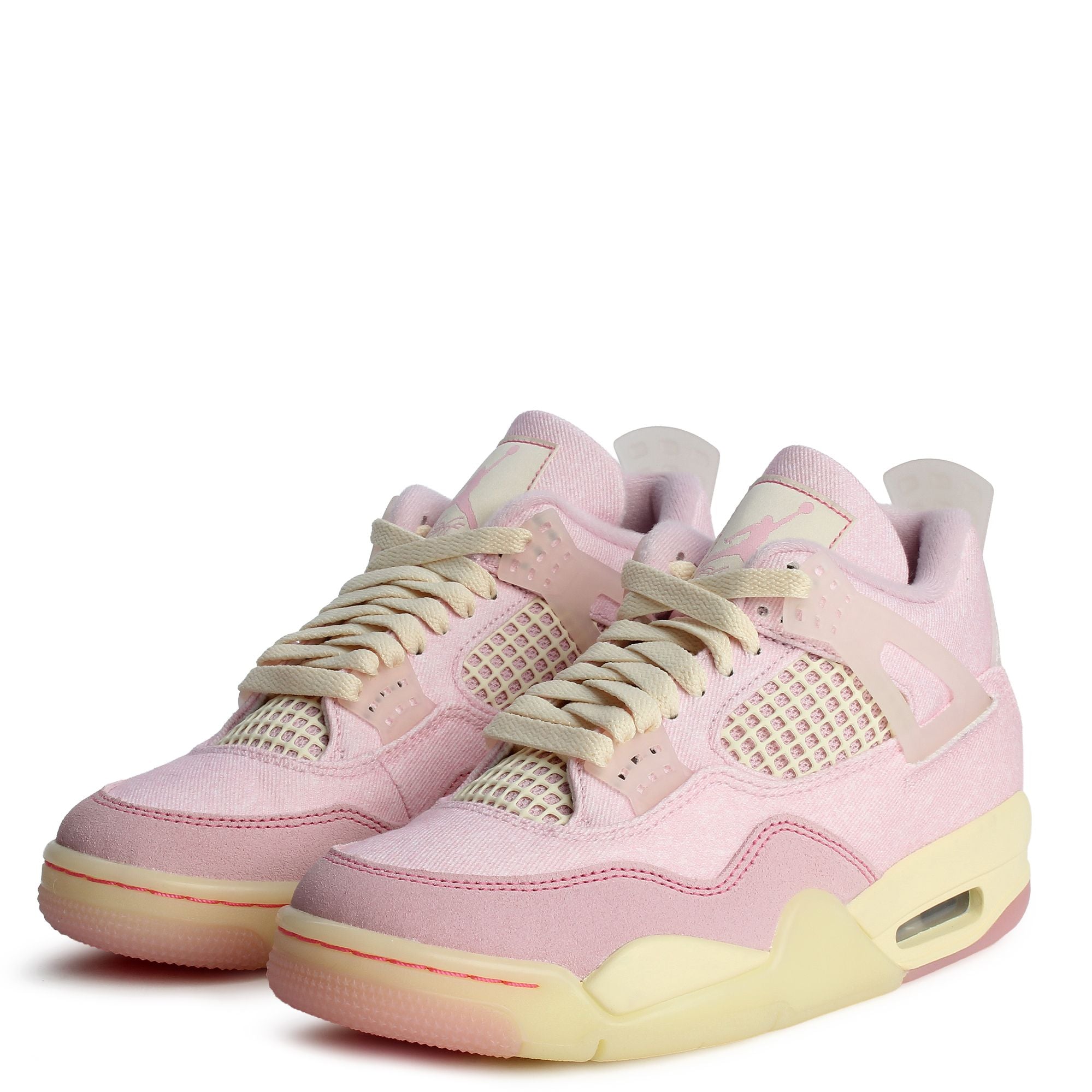 Jordan Retro 4 Pearl Pink/Iced Carmine - Coconut