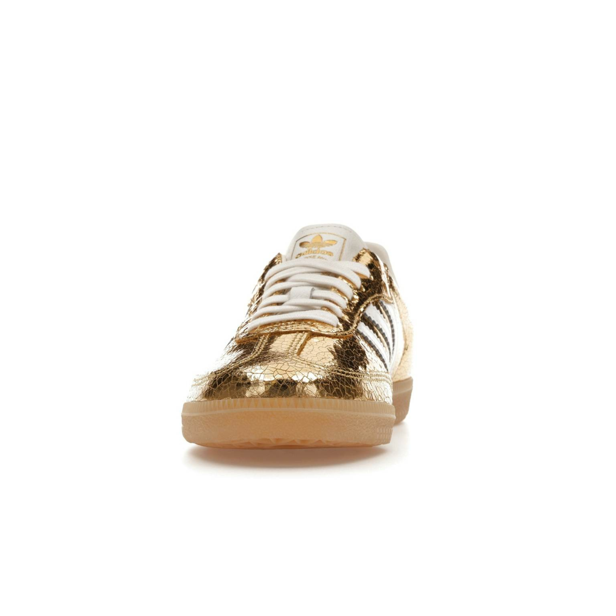 adidas Samba OG Gold Metallic Cracked Leather (Women's)