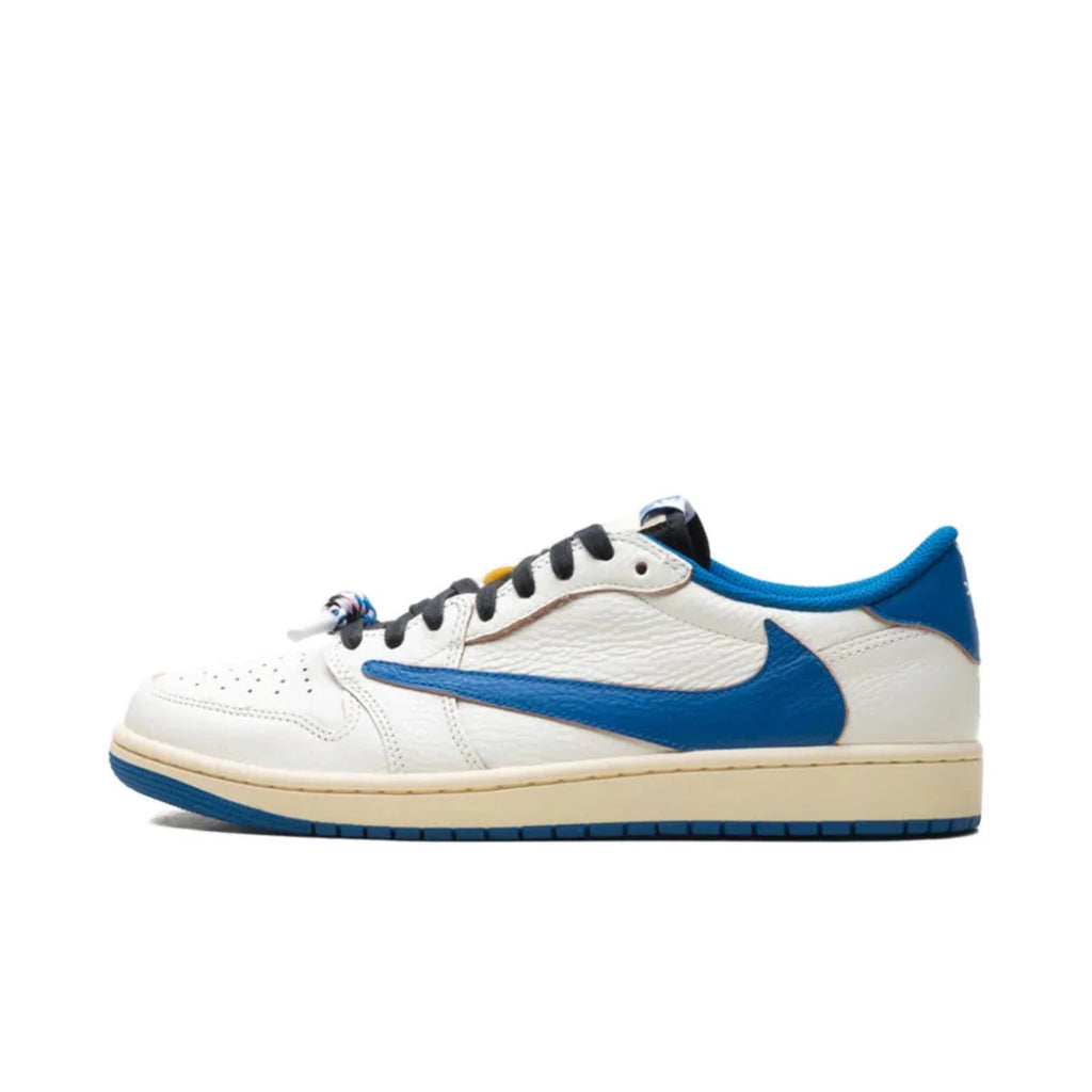 Jordan 1 Retro Low OG SP Fragment x Travis Scott Sail Military Blue