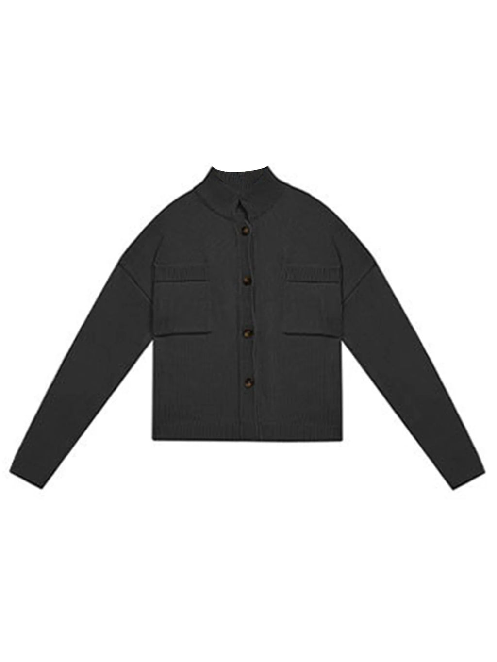 Button-Up Knit Cardigan