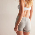 Ruffle Trim Lounge Shorts