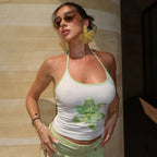 Floral Bandage Halter Top