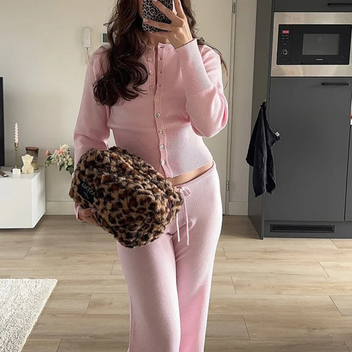 2-Piece Knit Loungewear Set