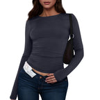 Cotton O-Neck Crop Top
