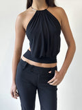 BF - Metal Ring Halter Camisole