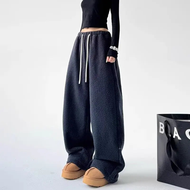 Thick Fleece Cargo Joggers