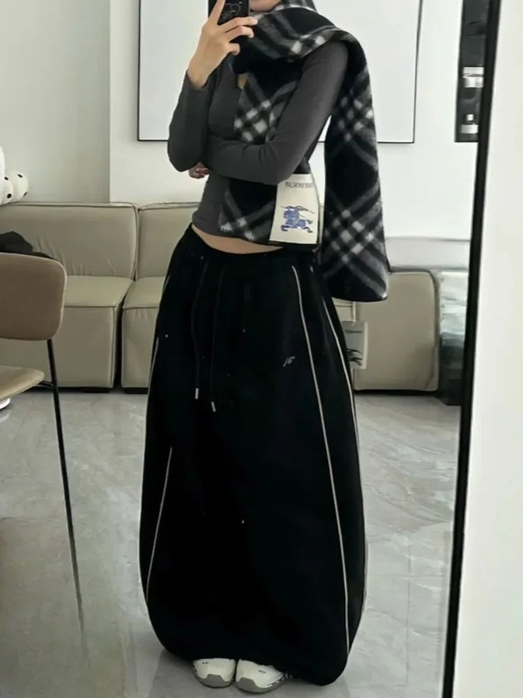 Oversized Drawstring Jogger Pants