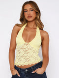 Floral Halter Crop Top