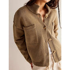 Button-Up Knit Cardigan