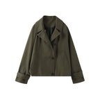 Hooded Short Trench Coat