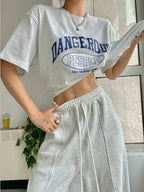 Oversized Drawstring Jogger Pants
