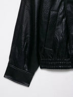 BF - synthetic leather stand collar Jacket