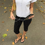 Polka Dot Capri Leggings