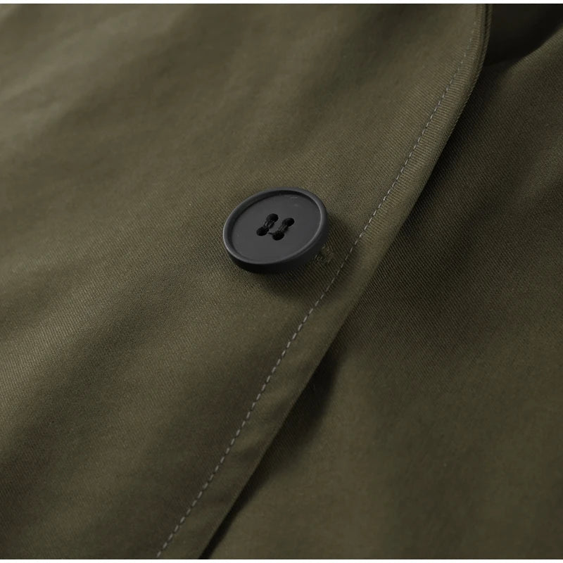 Hooded Short Trench Coat