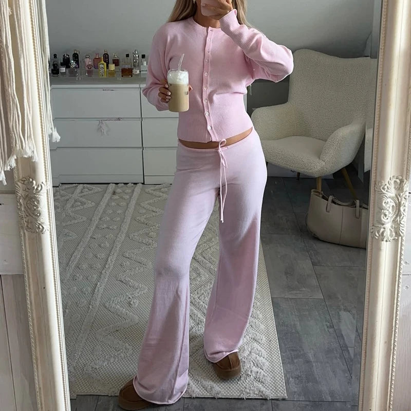 2-Piece Knit Loungewear Set