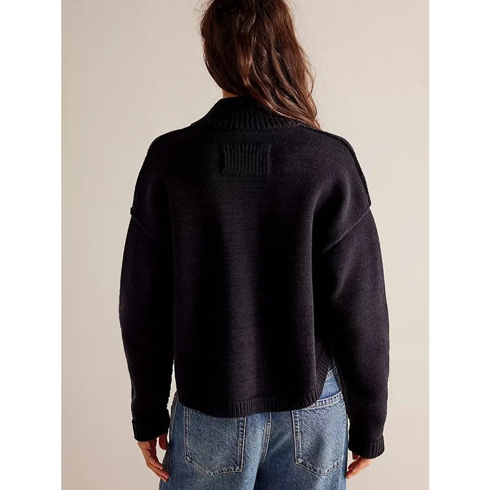 Button-Up Knit Cardigan