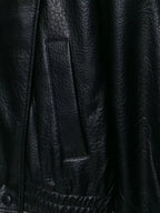 BF - synthetic leather stand collar Jacket