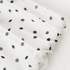 Polka Dot Ruffled Maxi Skirt