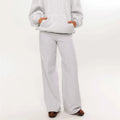Fold Over Wide-Leg Sweatpants