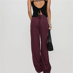 Striped Wide-Leg Pants