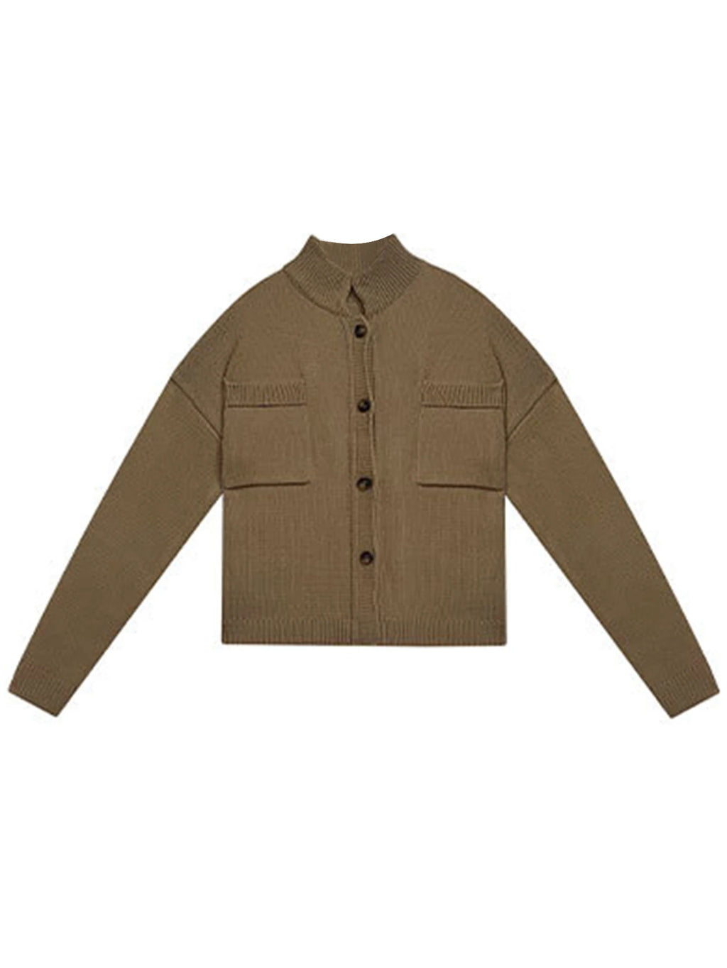 Button-Up Knit Cardigan