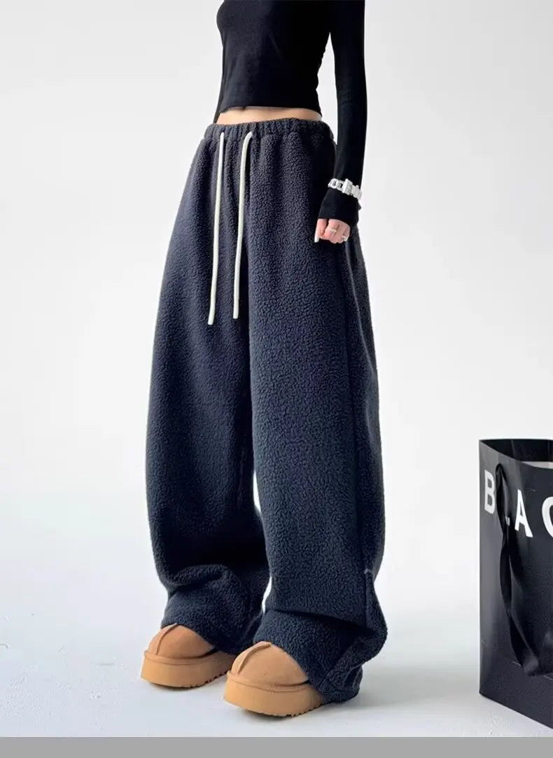 Thick Fleece Cargo Joggers