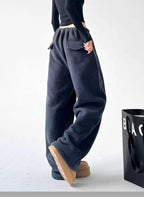 Thick Fleece Cargo Joggers