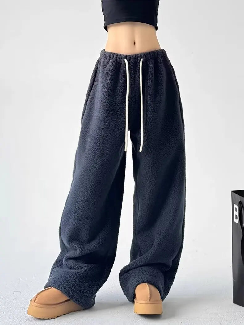 Thick Fleece Cargo Joggers