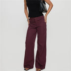 Striped Wide-Leg Pants