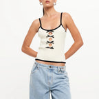 Bowknot Knitted Cami
