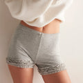 Ruffle Trim Lounge Shorts