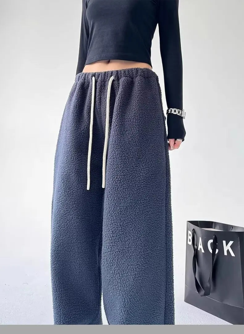 Thick Fleece Cargo Joggers