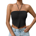 Tie-Up Irregular Tube Top