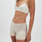 Ruffle Trim Lounge Shorts