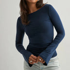 Boat Neck Crop Top