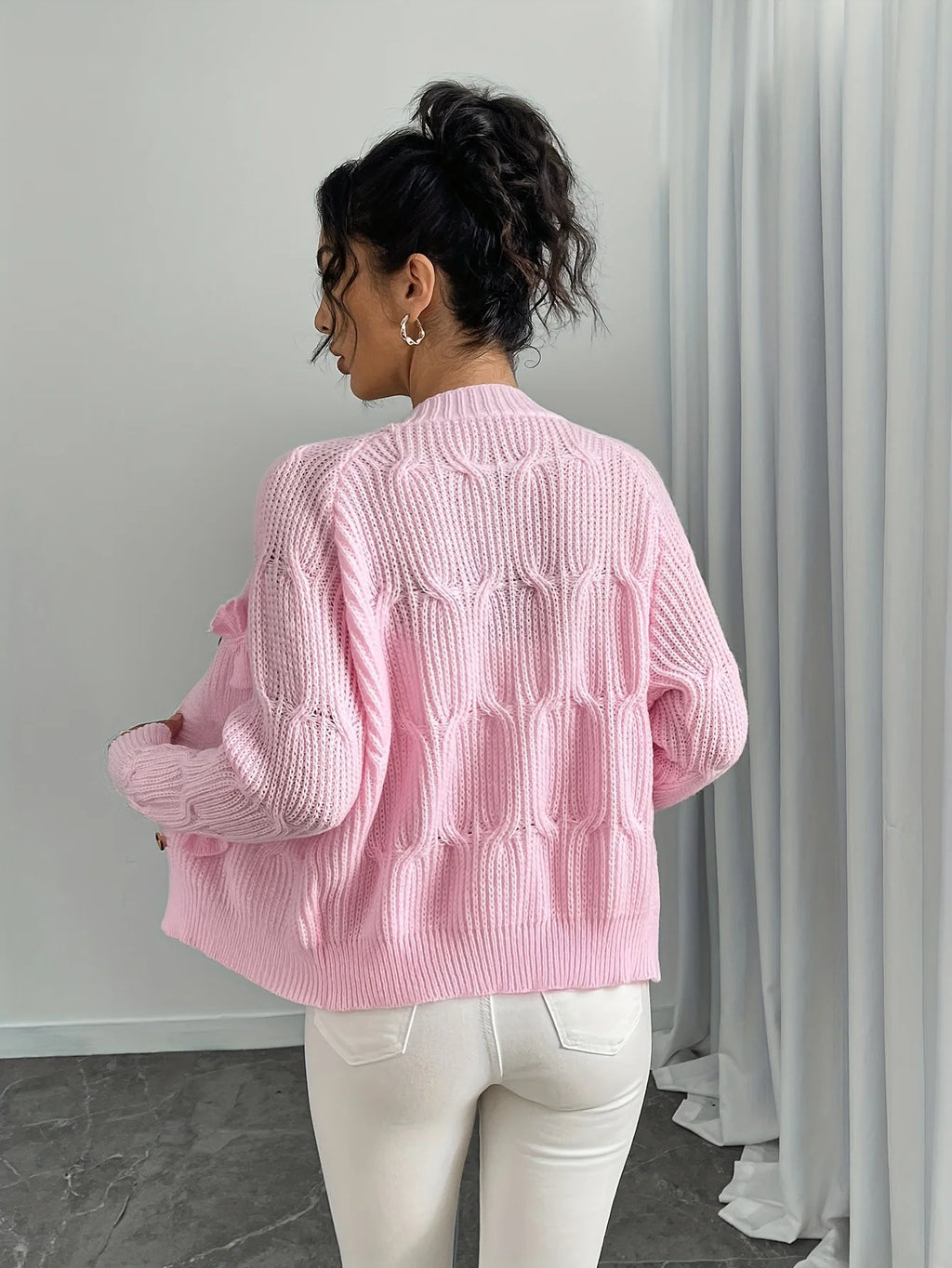Bow Knit Cardigan