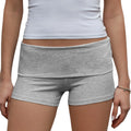 Slim Fold-Over Yoga Shorts