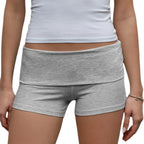 Slim Fold-Over Yoga Shorts