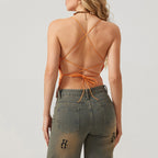 Sequin V-Neck Tank