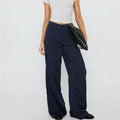 Striped Wide-Leg Pants