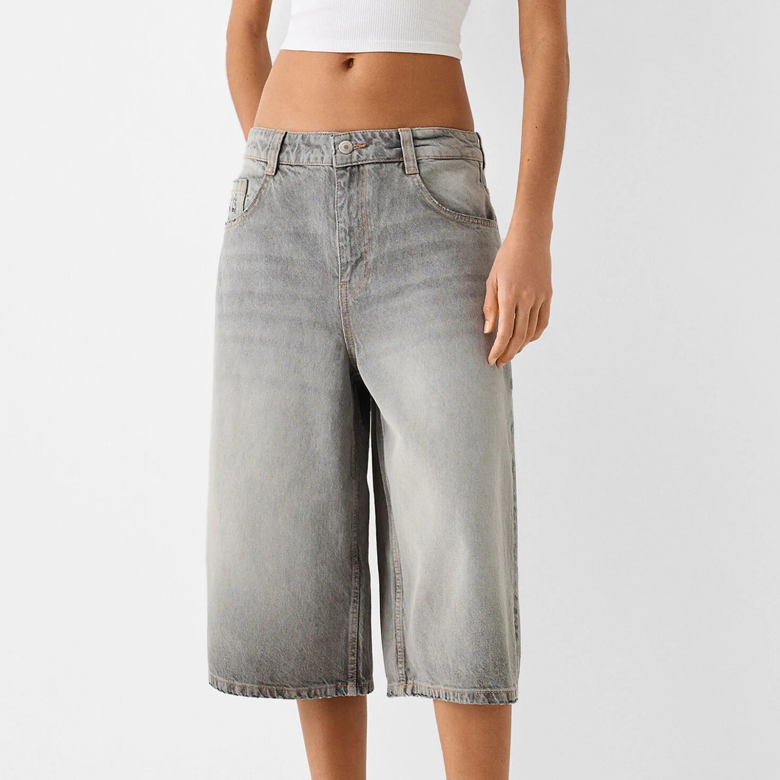 Vintage Baggy Jean Shorts