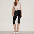 Polka Dot Capri Leggings