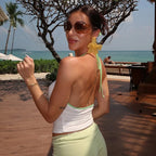 Floral Bandage Halter Top