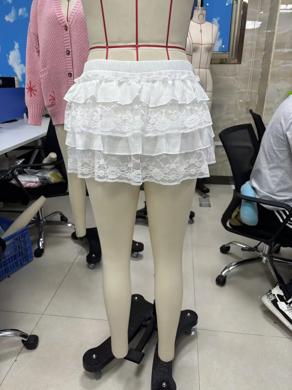 Layered Lace Skort