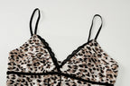 Leopard Lace Patchwork Camis