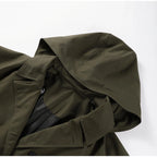 Hooded Short Trench Coat