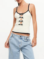 Bowknot Knitted Cami