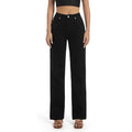 High-Waist Classic Straight Jeans