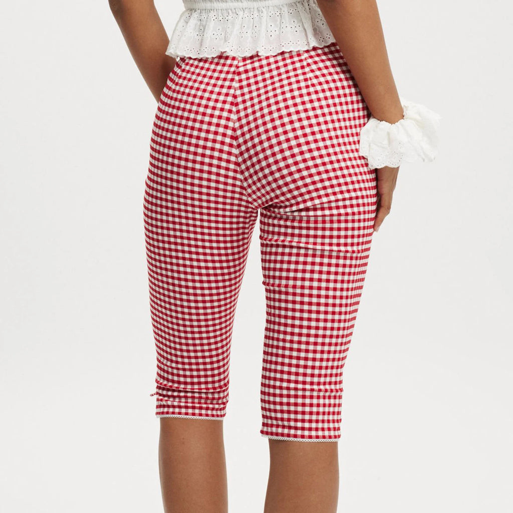 Graphic Print Low Rise Capri Pants