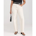 High-Waist Classic Straight Jeans